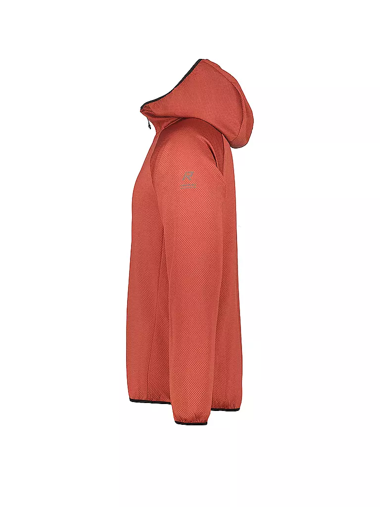 RUKKA | Hoodie de course zippé Meilan pour hommes | Cuivre