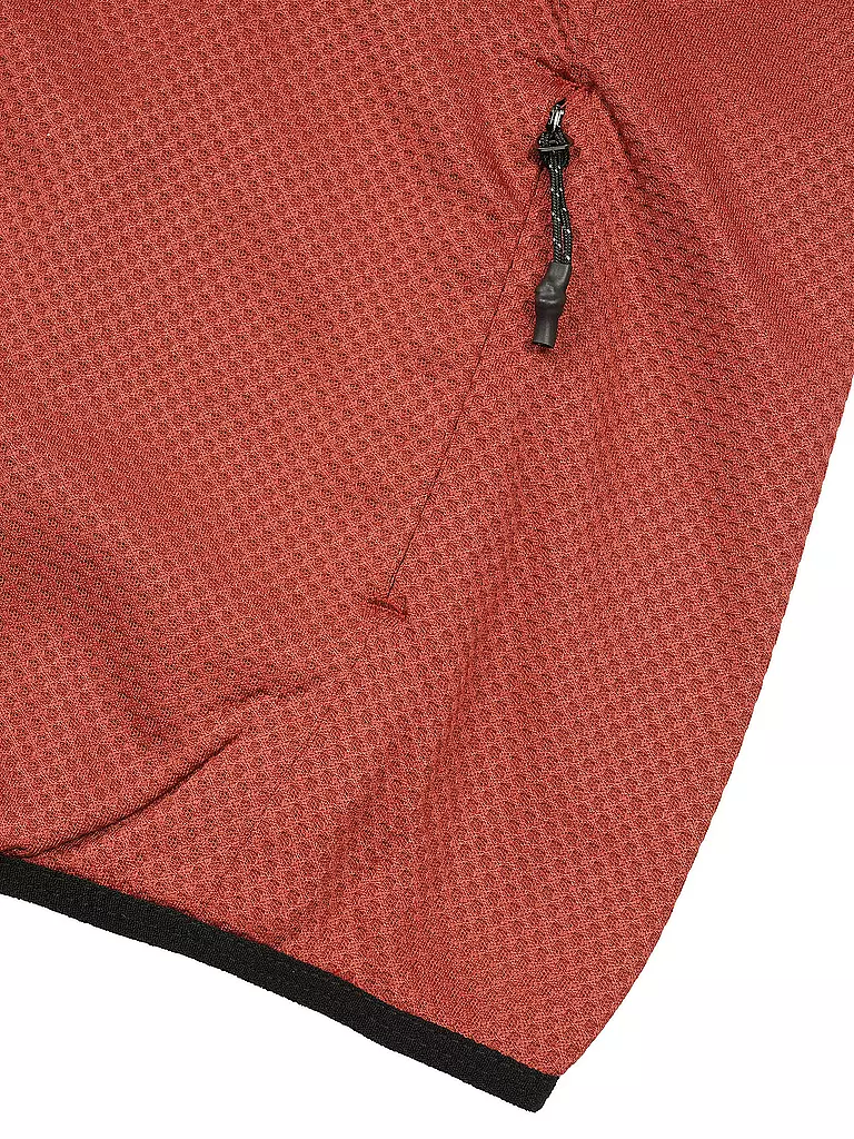 RUKKA | Hoodie de course zippé Meilan pour hommes | Cuivre