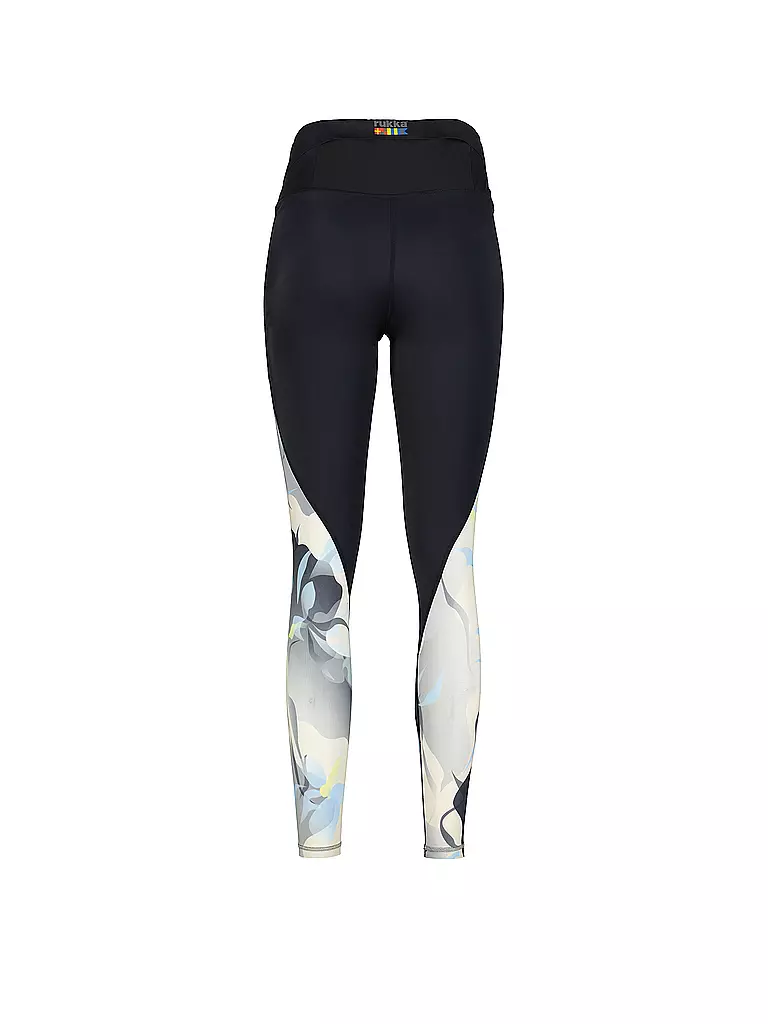 RUKKA | Lauftight Monna Print pour femmes | Noir
