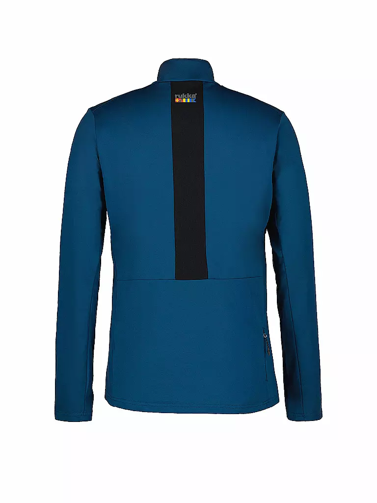 RUKKA | Maillot de course à demi-zip Murtola pour hommes | Bleu foncé