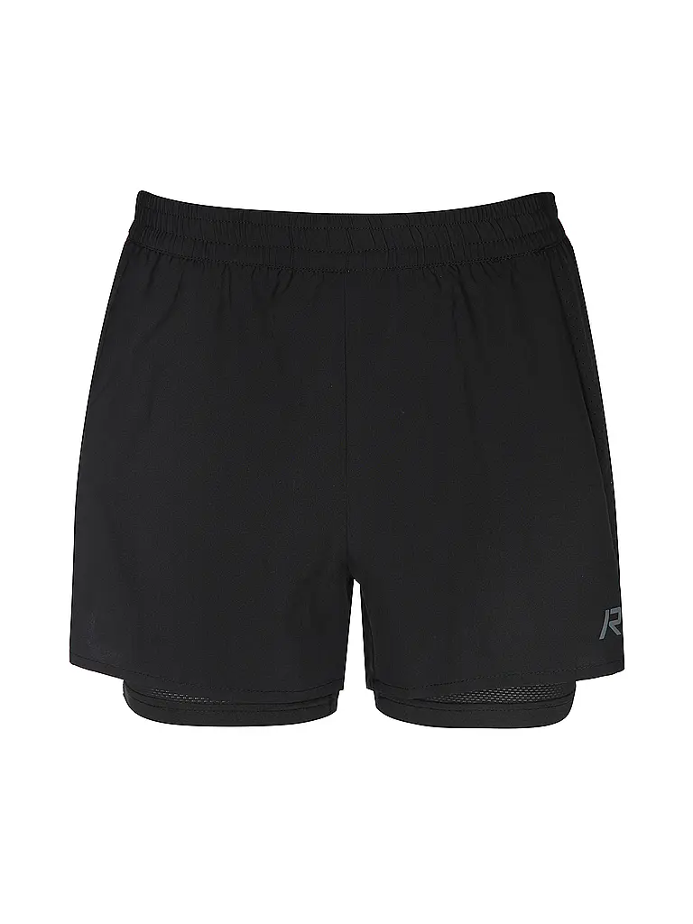 RUKKA | Short de course 2 en 1 Makela pour femmes | Noir