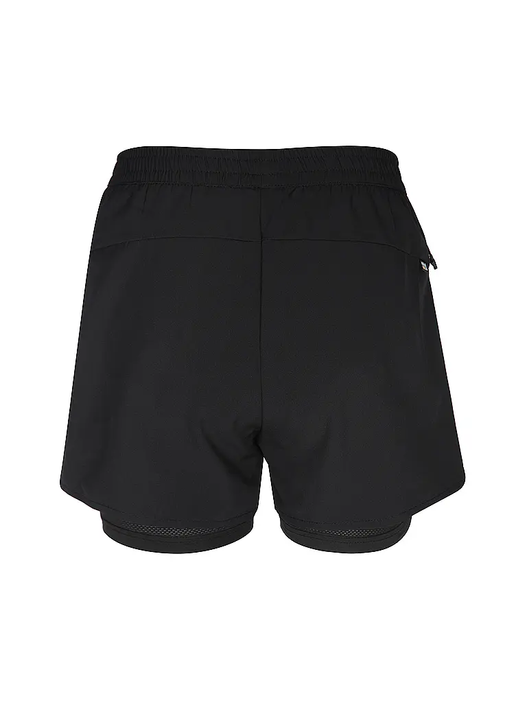 RUKKA | Short de course 2 en 1 Makela pour femmes | Noir