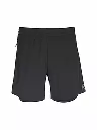 RUKKA | Short de course 2en1 Maaninka pour hommes | Noir