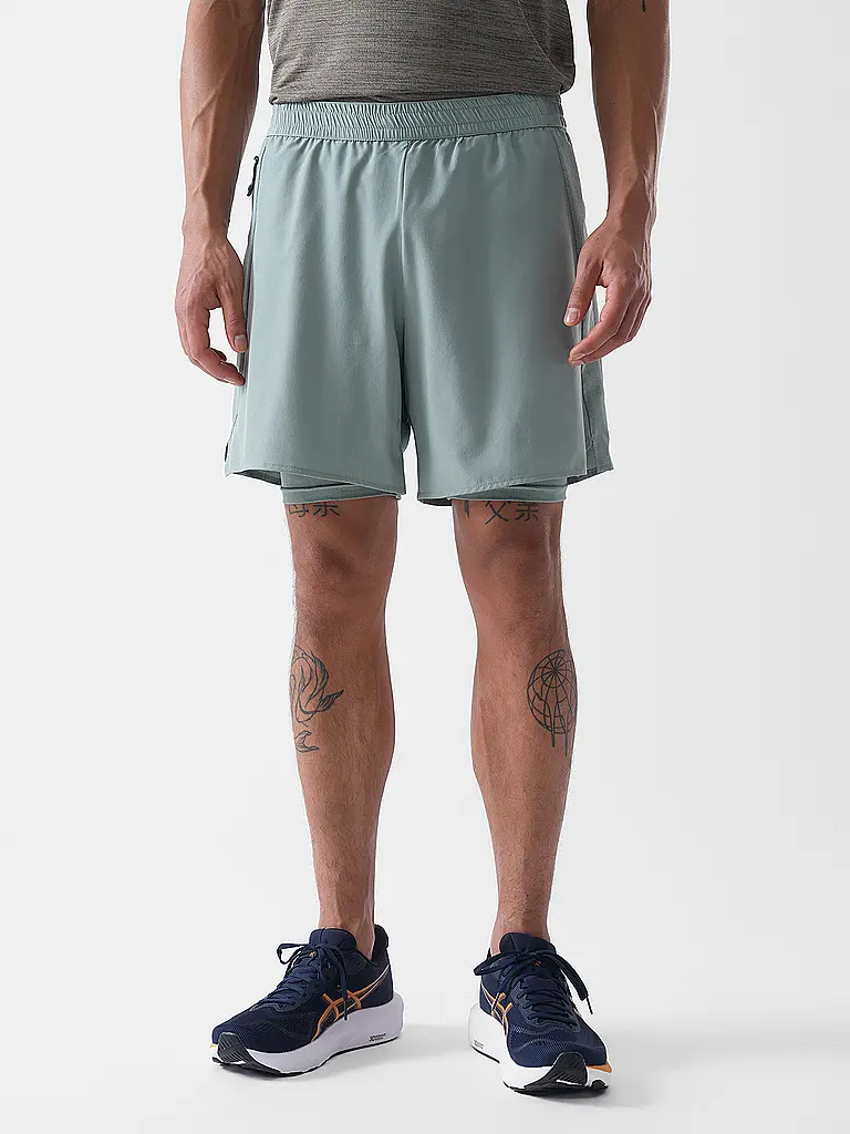 RUKKA | Short de course 2en1 Maaninka pour hommes |