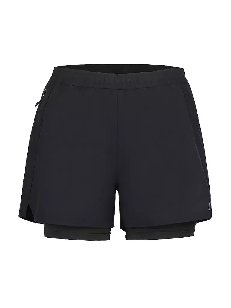 RUKKA | Short de course 2en1 Makela pour femmes | Noir