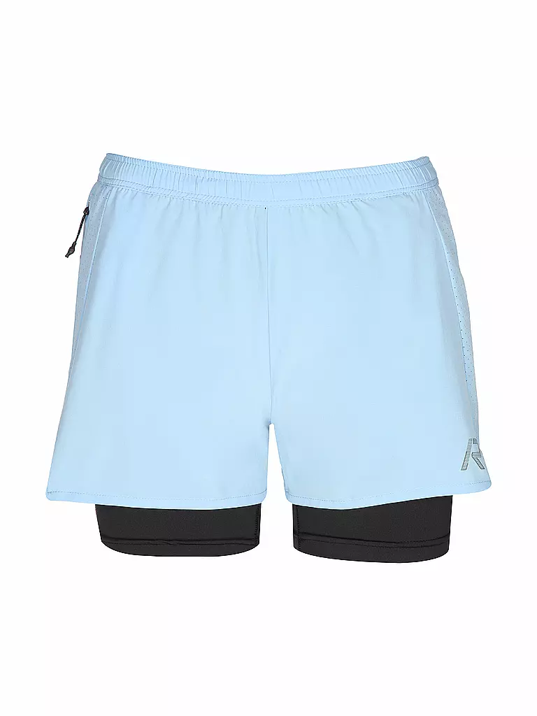 RUKKA | Short de course 2en1 Makela pour femmes | Bleu clair