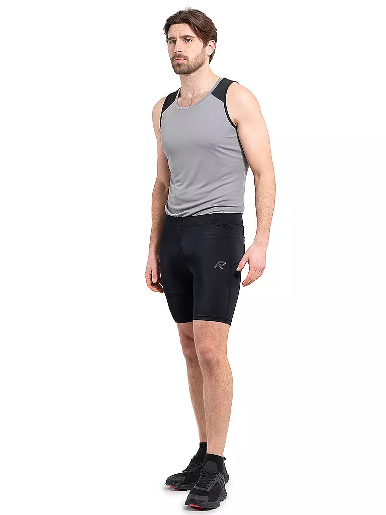 RUKKA | Short de course Maamaki pour hommes | Noir
