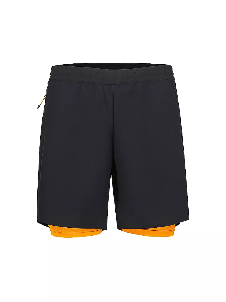 RUKKA | Short de course pour homme Maaninka Light 2en1 | Noir