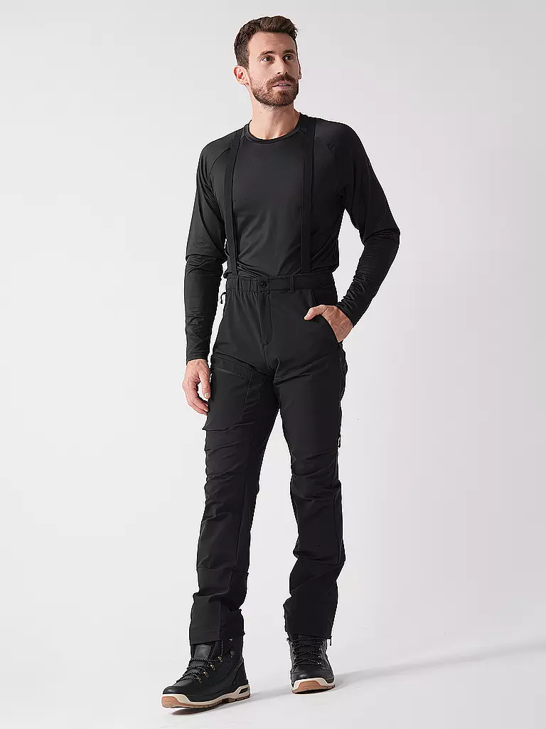 RUKKA | T-shirt de course Muosto pour hommes | Noir