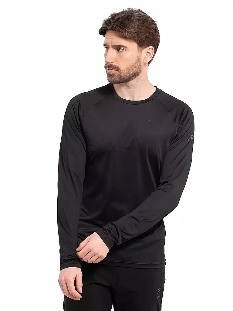 RUKKA | T-shirt de course Muosto pour hommes | Noir