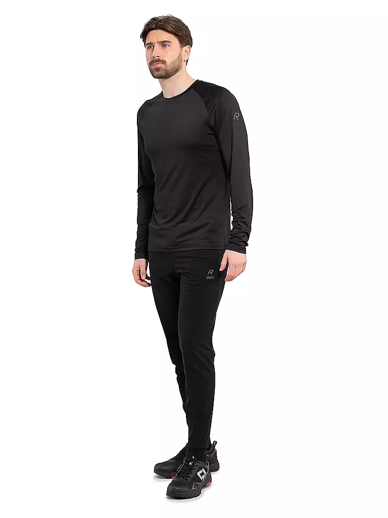 RUKKA | T-shirt de course Muosto pour hommes | Noir