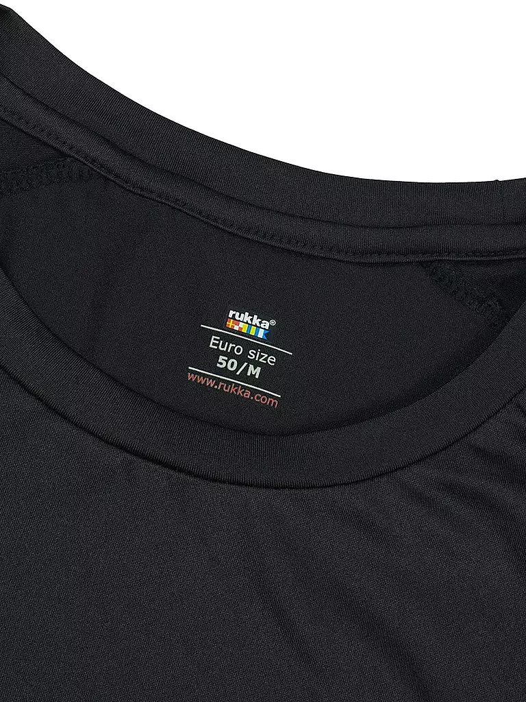 RUKKA | T-shirt de course Muosto pour hommes | Noir