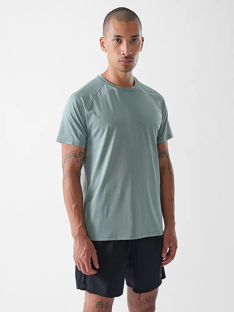 RUKKA | T-shirt de course Muukko pour hommes | Vert clair