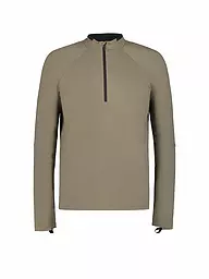 RUKKA | T-shirt de course pour homme Maanin avec zip | Marron