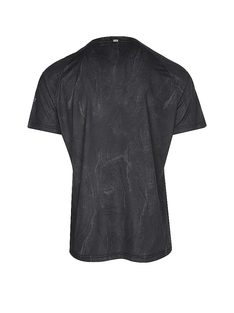 RUKKA | T-shirt de course pour homme Maavesi Print | Noir