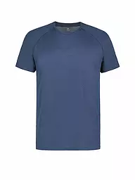 RUKKA | T-shirt de course pour hommes Muukko Print | Bleu foncé