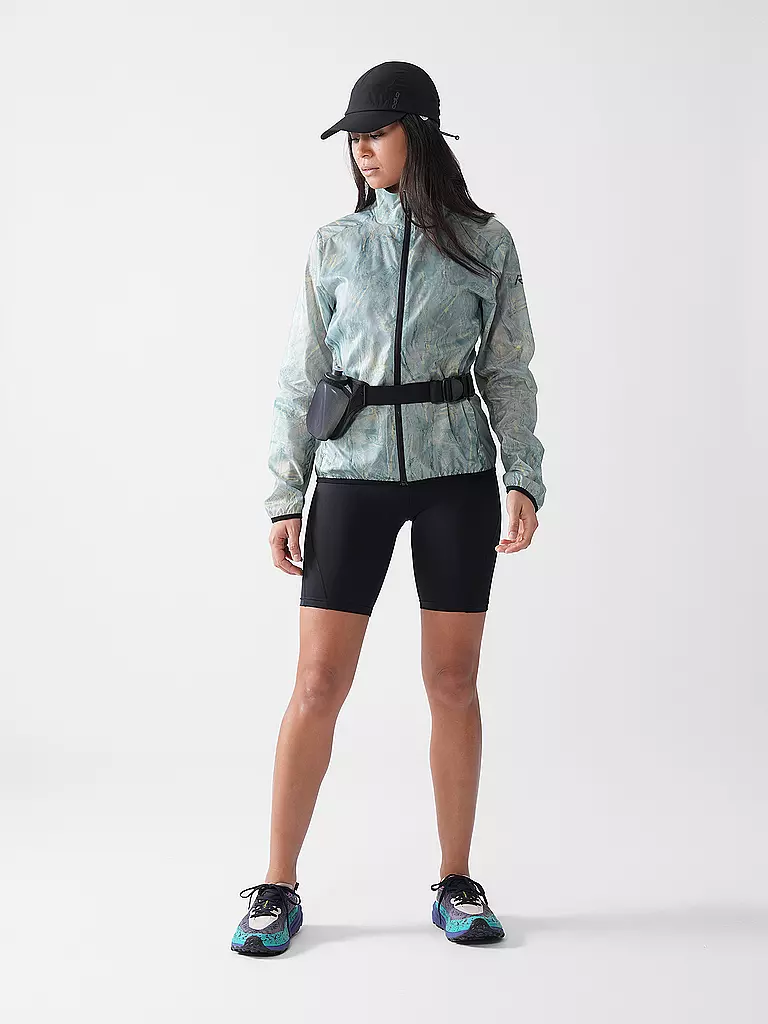RUKKA | Veste de course pour femmes Maile Print | Vert clair