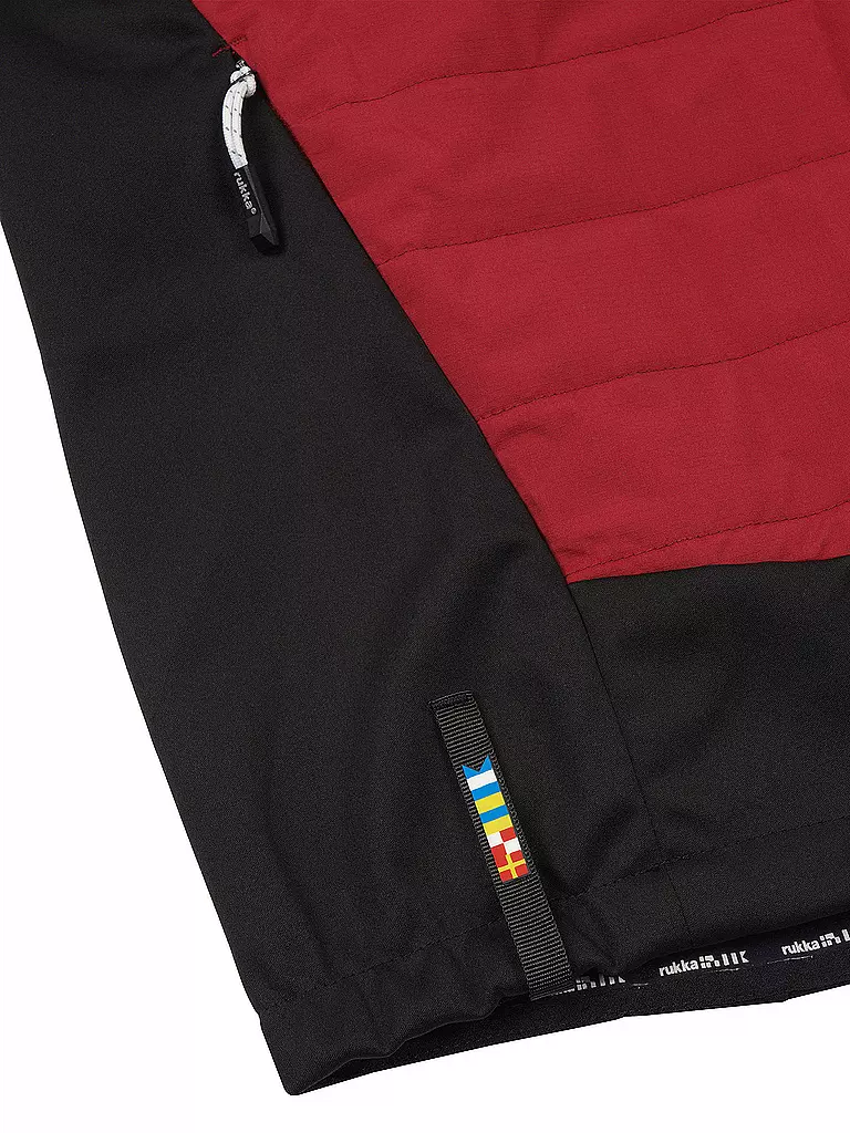 RUKKA | Veste de ski de fond pour homme Takkila | Rouge foncé