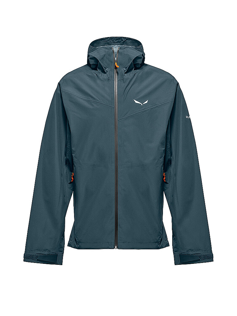 Veste de randonnée Puez Aqua 4 2.5L Powertex à capuche pétrole S