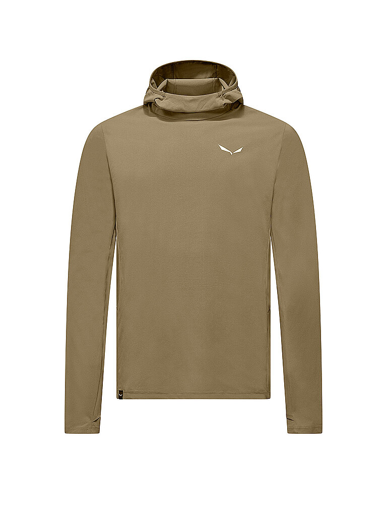 T-shirt de sport Puez Sun Hoodie camel L