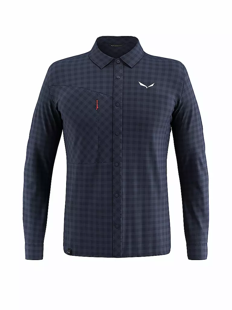 SALEWA | Chemise Puez Dry pour homme | Bleu foncé