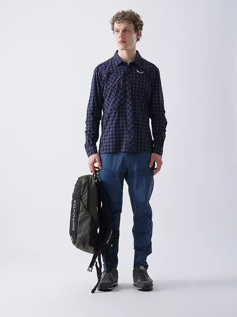 SALEWA | Chemise Puez Dry pour homme | Bleu foncé