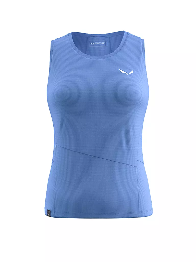SALEWA | Débardeur fonctionnel femme Puez Sporty Dry'Ton | Bleu clair