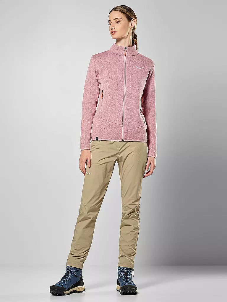 SALEWA | Damen Fleecejacke Puez Rocca PL | Rose