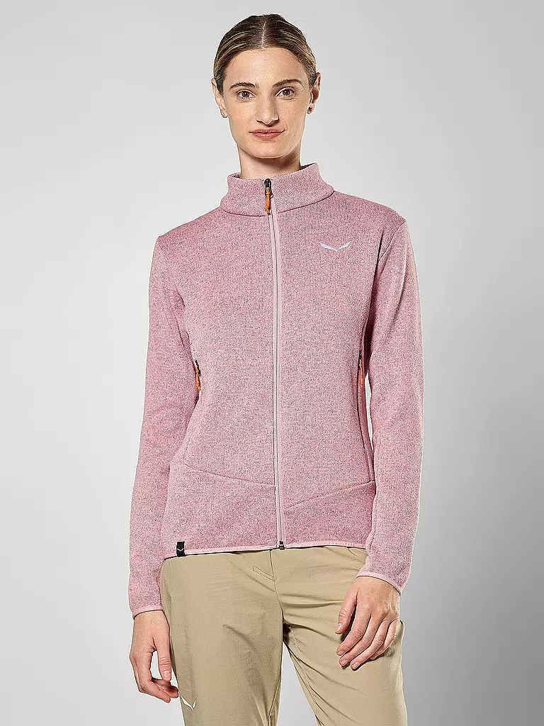SALEWA | Damen Fleecejacke Puez Rocca PL | Rose