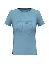 SALEWA | Damen Funktonsshirt Eagle Pack Dry'Ton | Bleu clair