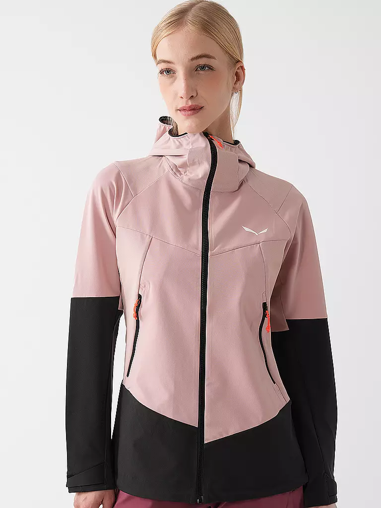 SALEWA | Damen Tourenjacke Sella Durastretch Hoodie | Rose