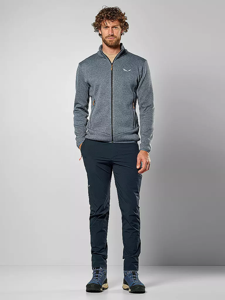 SALEWA | Herren Fleecejacke Puez Rocca PL | Bleu clair