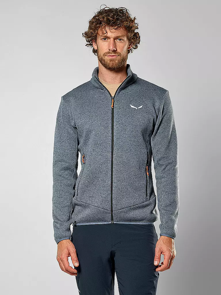 SALEWA | Herren Fleecejacke Puez Rocca PL | Bleu clair