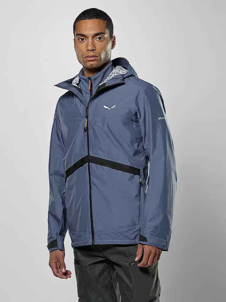 SALEWA | Herren Hybridjacke Puez PTX Hoodie | Gris