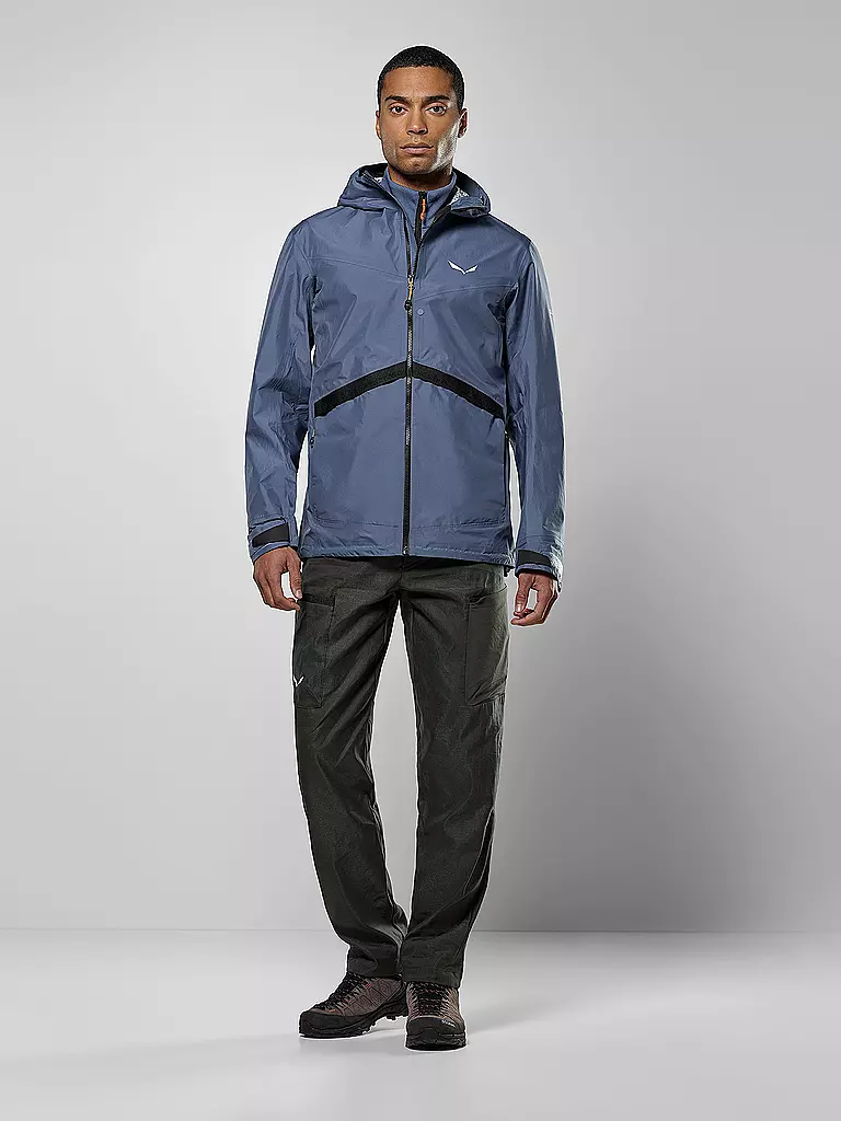 SALEWA | Herren Hybridjacke Puez PTX Hoodie | Gris