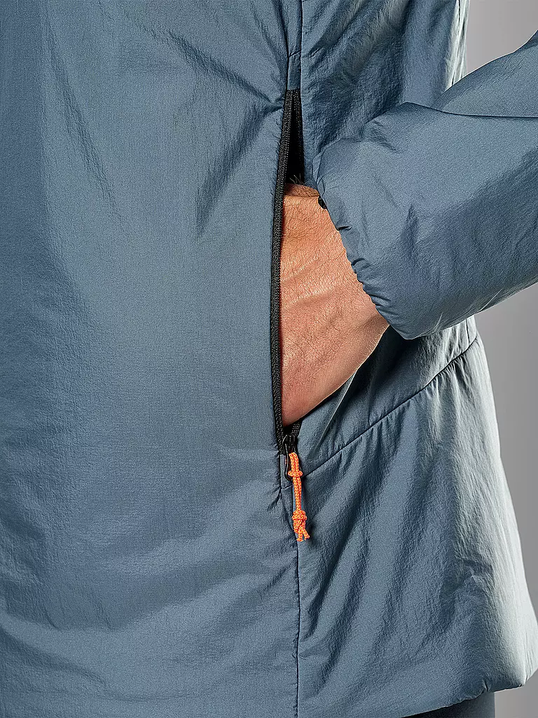 SALEWA | Isojacke Puez Catinaccio 2 TWR Hoodie pour homme | Bleu clair