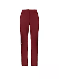 SALEWA | Pantalon de randonnée Dolomia pour femme | Rouge foncé