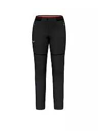 SALEWA | Pantalon de randonnée femme Pedroc 2 Durastretch 2 en 1 ZipOff | Noir