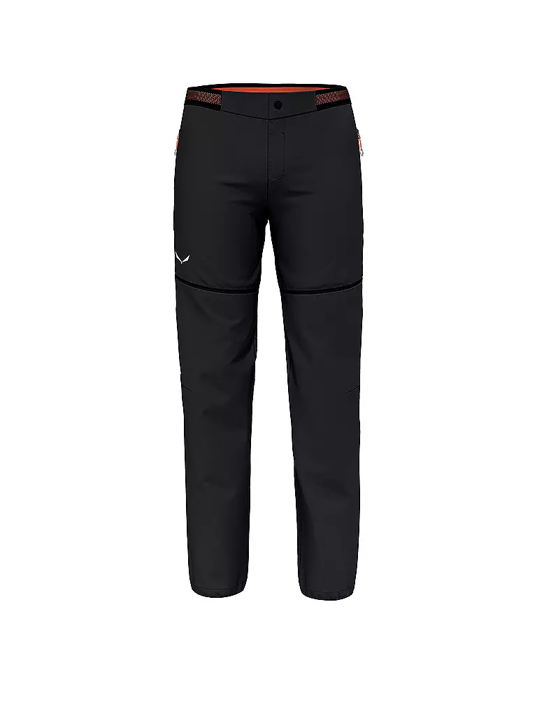 SALEWA | Pantalon de randonnée homme Pedroc 2 Durastretch 2 en 1 ZipOff | Noir