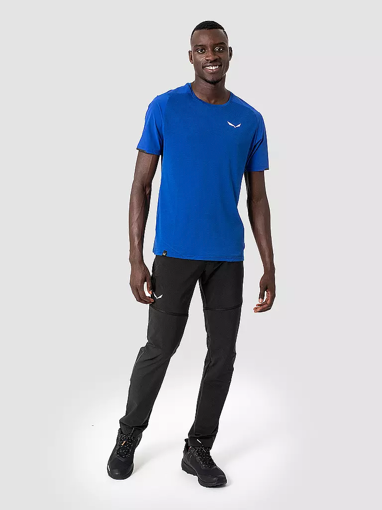 SALEWA | Pantalon de randonnée homme Pedroc 2 Durastretch 2 en 1 ZipOff | Noir
