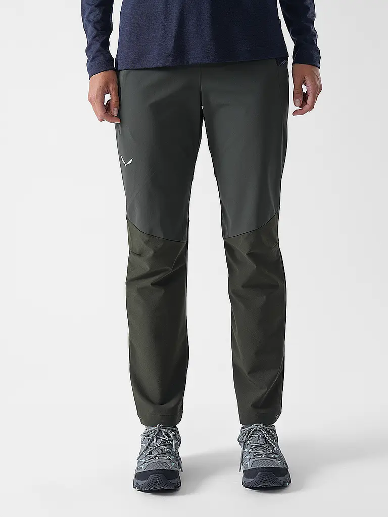 SALEWA | Pantalon de randonnée softshell femme Pedroc DST | Olive