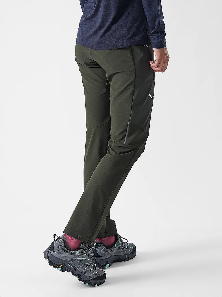 SALEWA | Pantalon de randonnée softshell femme Pedroc DST | Olive