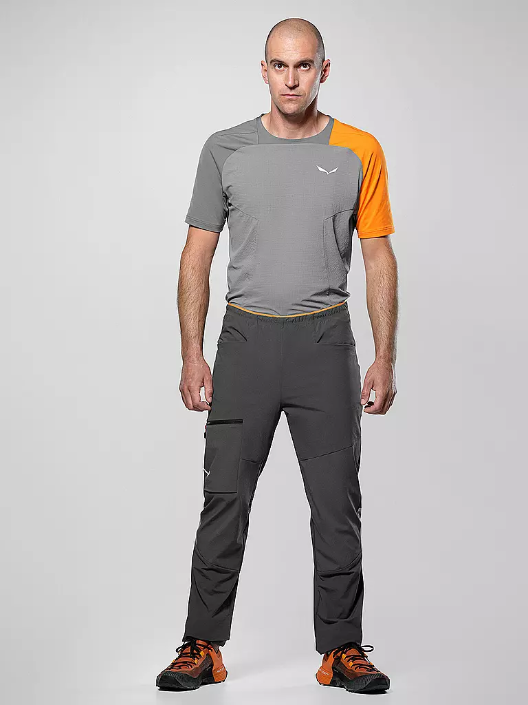 SALEWA | Pantalon de randonnée softshell homme NXT Durastretch | Bleu foncé