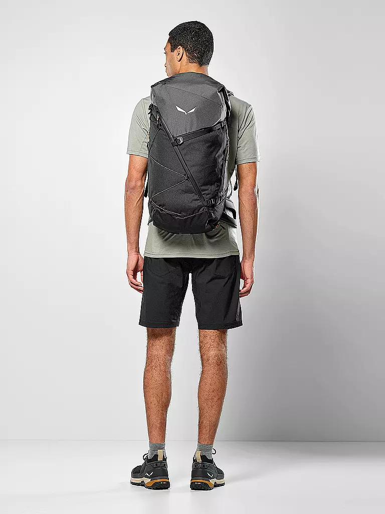 SALEWA | Sac à dos de randonnée Puez 32+5L extensible | Noir