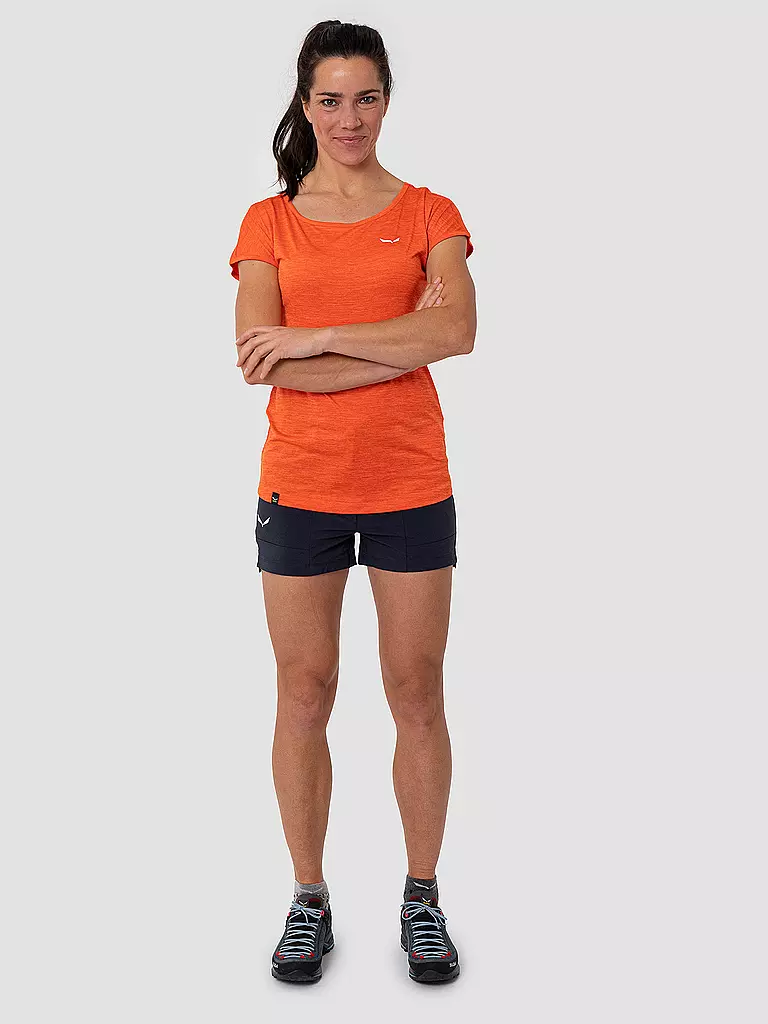 SALEWA | Short Puez Cargo Durastretch Femme | Bleu foncé