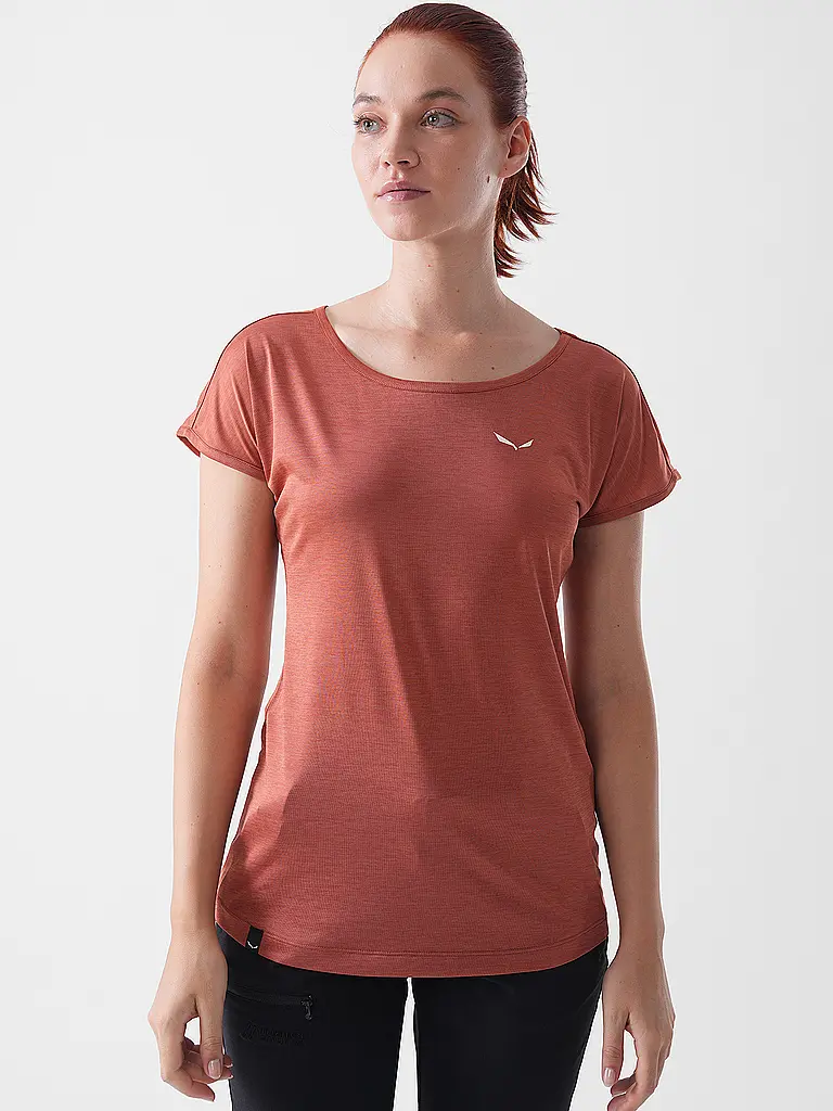 SALEWA | T-shirt de sport à manches courtes Puez Melange Dry pour femmes |