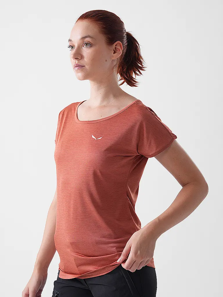 SALEWA | T-shirt de sport à manches courtes Puez Melange Dry pour femmes |