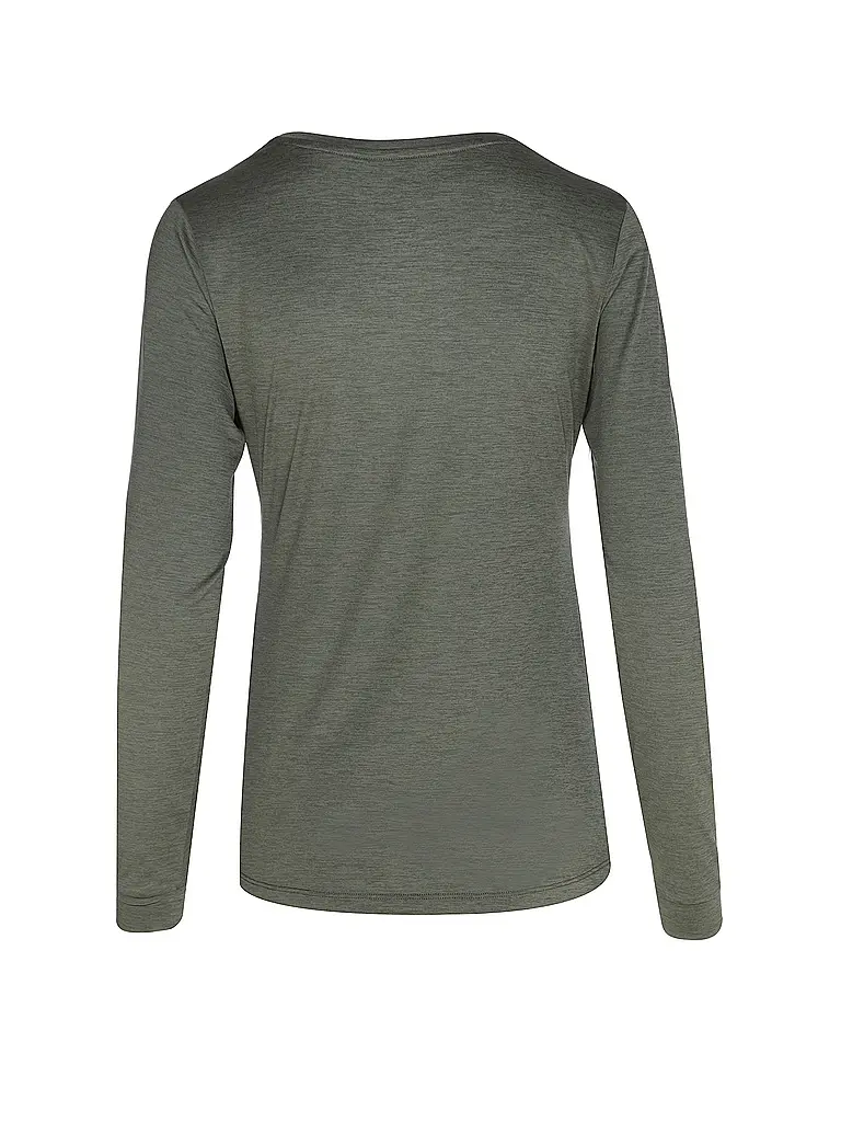 SALEWA | T-shirt de sport à manches longues pour femme Puez Melange Dry'Ton | Vert foncé
