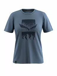 SALEWA | T-shirt de sport femme Eagle 3 Cime | Bleu foncé