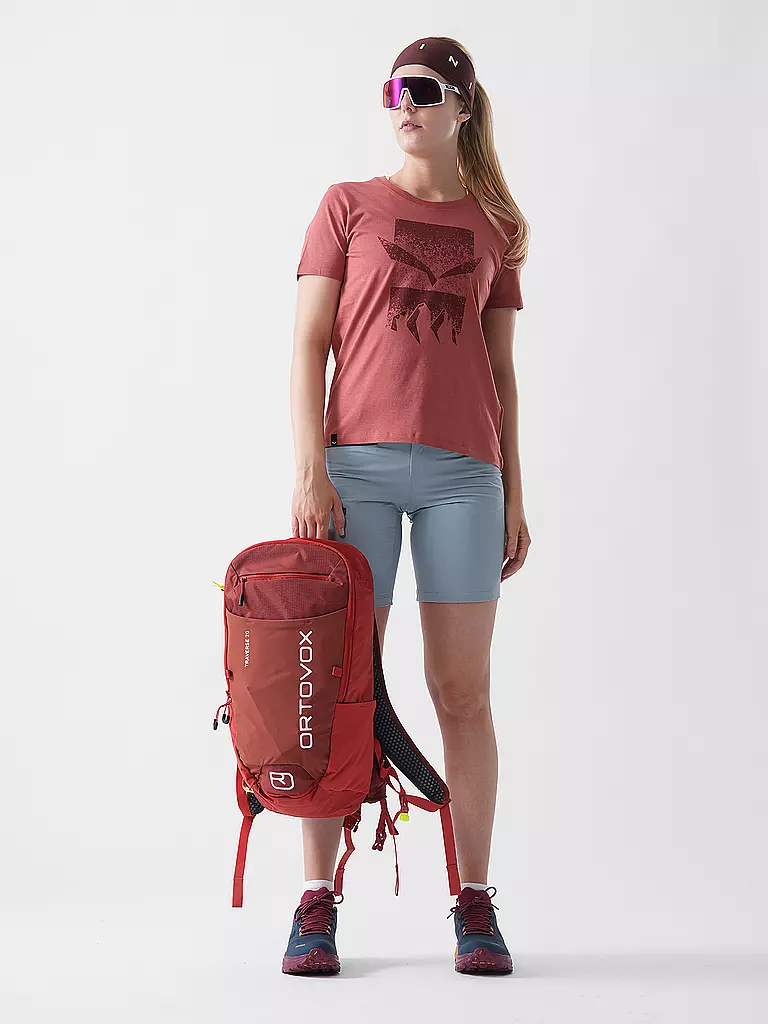 SALEWA | T-shirt de sport femme Eagle 3 Cime | Corail